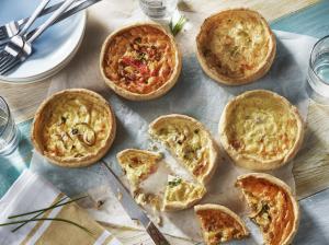 Frozen Quiche vegetable dough : Carrots & Pumpkins